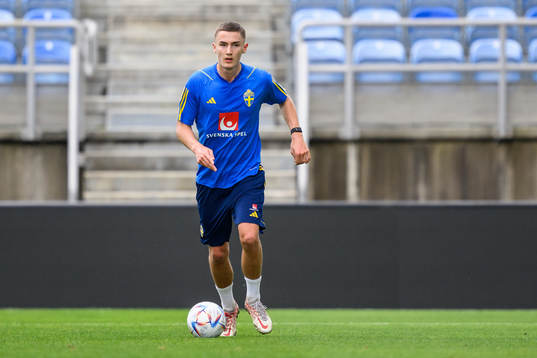 Alexander Bernhardsson of the Swedish men's football