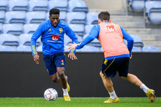 Josafat Mendes of the Swedish men's football national team