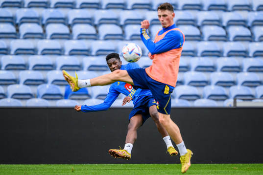 Josafat Mendes and Noah Persson of the Swedish men's
