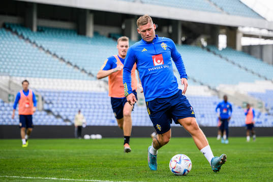Victor Edvardsen of the Swedish men's football national