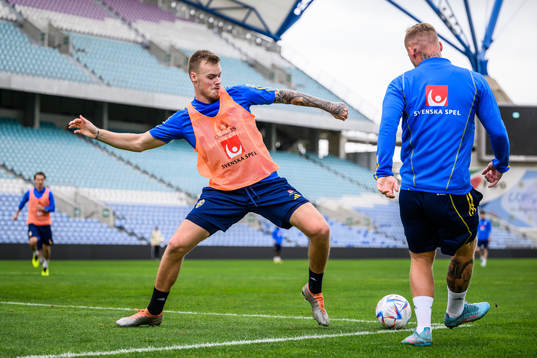 Victor Eriksson and Victor Edvardsen of the Swedish men's