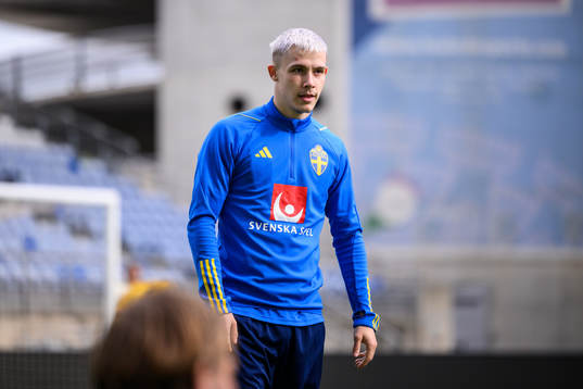 Jacob Ondrejka of the Swedish men's football national team