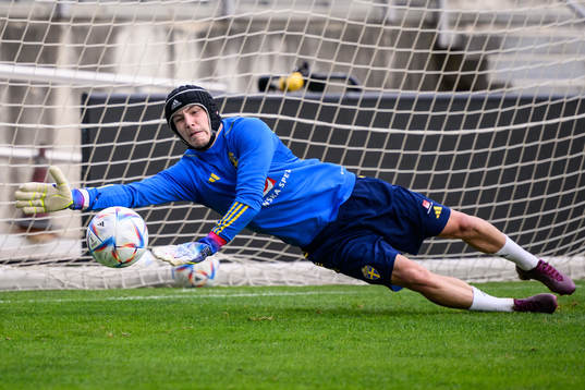 Jacob Ondrejka of the Swedish men's football national team