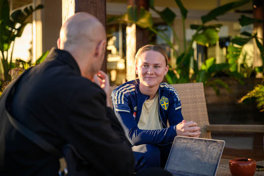 Matilda Vinberg of the Swedish women's national football