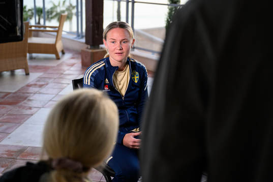 Matilda Vinberg of the Swedish women's national football