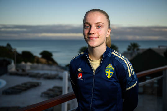Anna Sandberg of the Swedish women's national football team