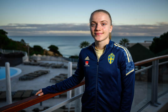 Anna Sandberg of the Swedish women's national football team