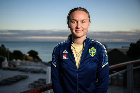 Matilda Vinberg of the Swedish women's national football