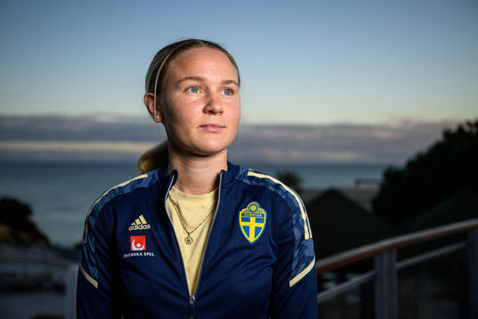 Matilda Vinberg of the Swedish women's national football
