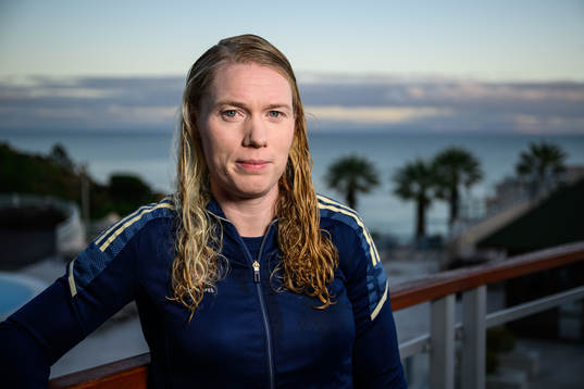 goalkeeper Hedvig Lindahl of the Swedish women's national