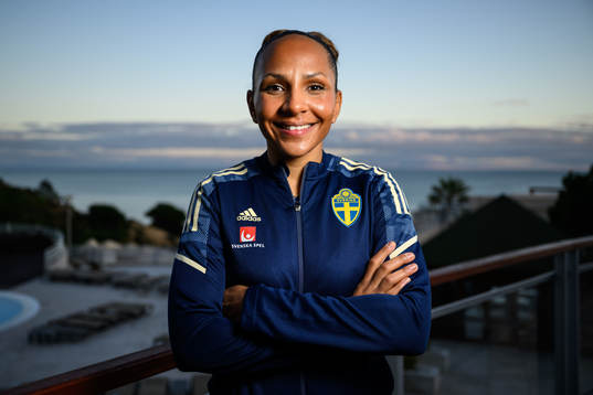 Madelen Janogy of the Swedish women's national football