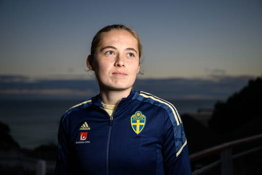 Paulina Nyström of the Swedish women's national football