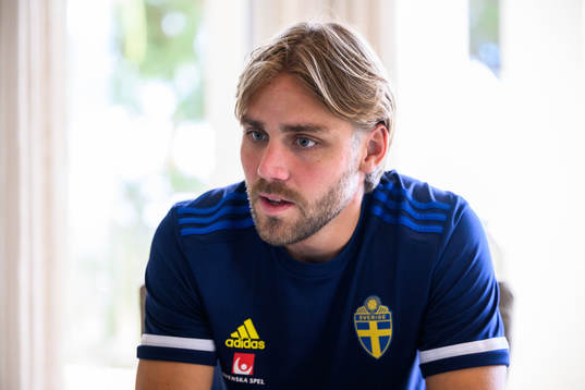 Christoffer Nyman of the Swedish men's football national