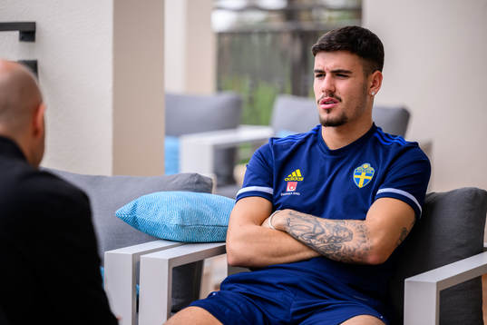 Edvin Kurtulus of the Swedish men's football national team