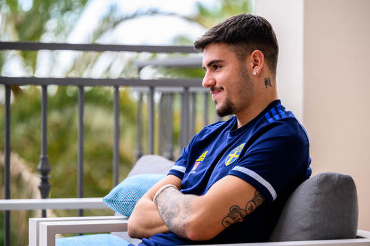 Edvin Kurtulus of the Swedish men's football national team