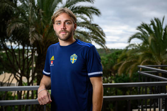 Christoffer Nyman of the Swedish men's football national