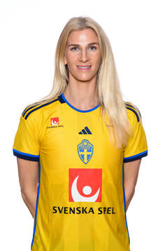 Sofia Jakobsson of the Swedish women's football national