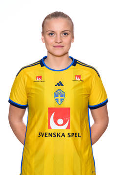 Wilma Carlsson of the Swedish women's football national
