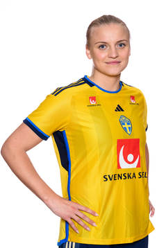 Wilma Carlsson of the Swedish women's football national