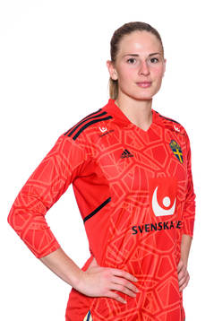 goalkeeper Tove Enblom of the Swedish women's football