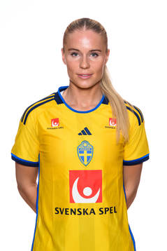 Stina Lennartsson of the Swedish women's football national