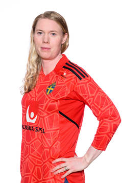 goalkeeper Hedvig Lindahl of the Swedish women's football
