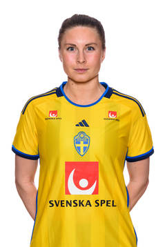 Fanny Andersson of the Swedish women's football national
