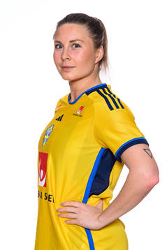 Fanny Andersson of the Swedish women's football national