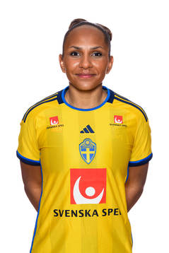 Madelen Janogy of the Swedish women's football national