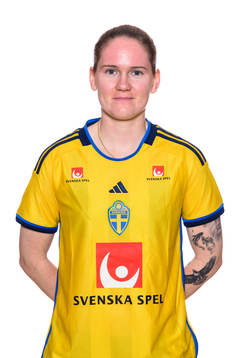 Linn Vickius of the Swedish women's football national team