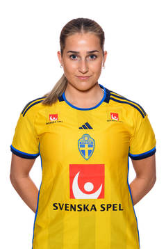 Felicia Saving of the Swedish women's football national