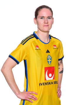 Linn Vickius of the Swedish women's football national team
