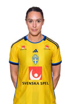Felicia Rogic of the Swedish women's football national team
