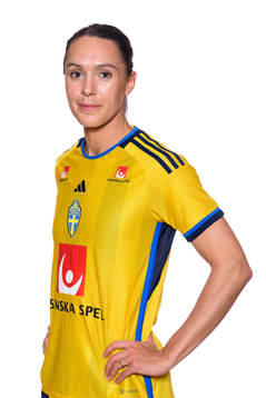 Felicia Rogic of the Swedish women's football national team