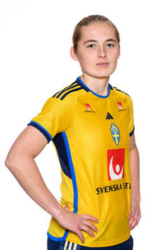 Paulina Nyström of the Swedish women's football national