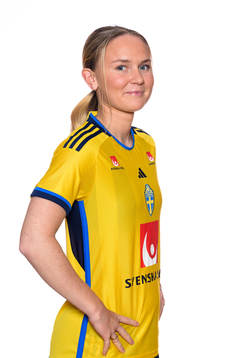 Matilda Vinberg of the Swedish women's football national