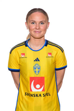 Matilda Vinberg of the Swedish women's football national