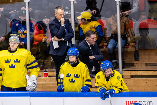 Head coach Andreas Karlsson and team manager Hasse Edlund