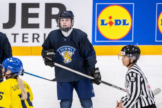 Nella Berg of Finland looks dejected
