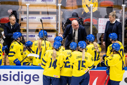 Head coach Andreas Karlsson, assistant coach Ulf Hall and