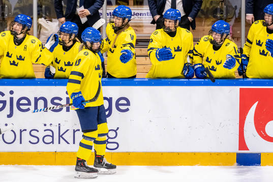 Hilda Svensson of Sweden celebrates