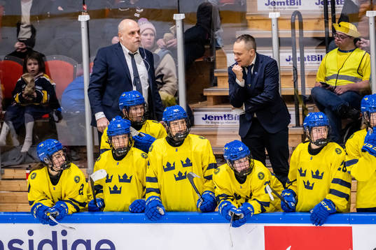 Assistant coach Ulf Hall and Head coach Andreas Karlsson of