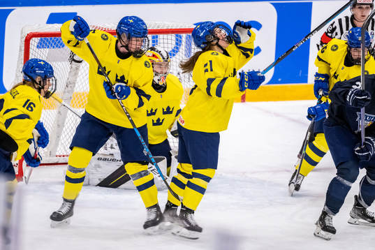 Emma Rehn of Sweden in pain