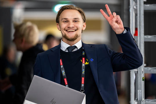 Video analyst Erik Ladhe of Sweden