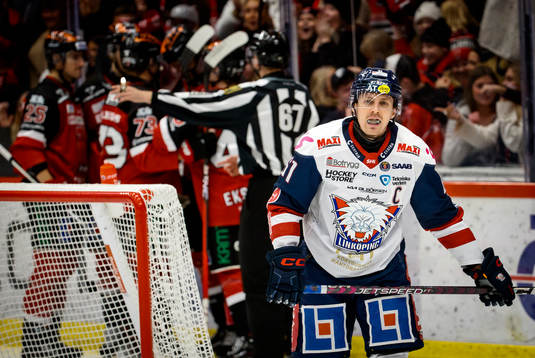 Linköpings Markus Ljungh deppar vid 1-0