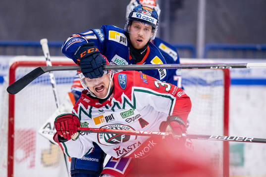 Växjös Kalle Kossila och Frölundas Nicklas Lasu