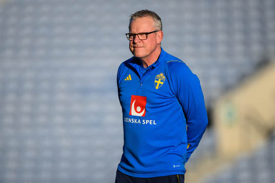 head coach Janne Andersson of Sweden