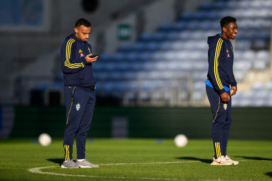 Bilal Hussein and Josafat Mendes of Sweden