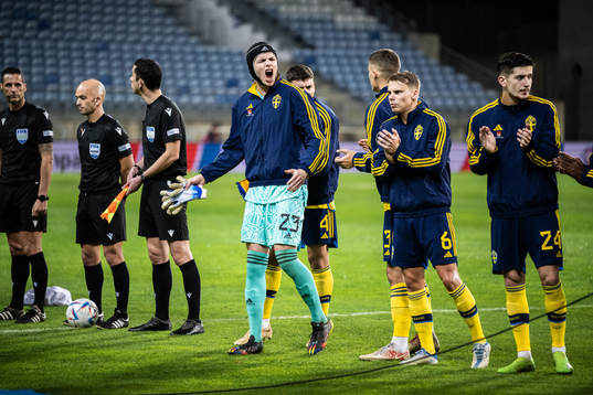 goalkeeper Jacob Widell Zetterström of Sweden