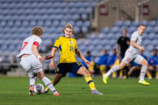Höskuldur Gunnlaugsson of Iceland and Sebastian Nanasi of